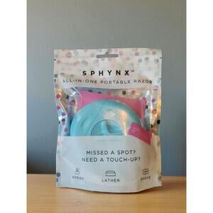 *NEW* Sphynx Razor for Women TEAL All-In-One Travel & Portable On-the-Go